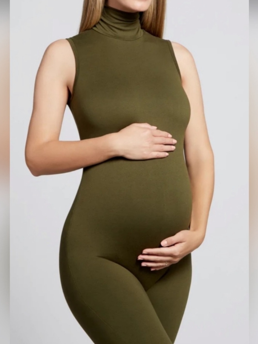 Bumpsuit The Stevie Maternity Unitard NWT Green - Picture 1 of 4